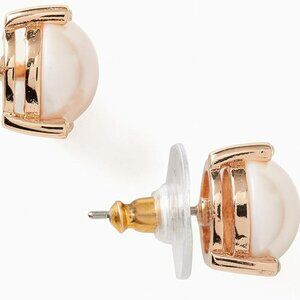 Kate Spade New York Rise and Shine Pearl Studs Rose Gold/Blush